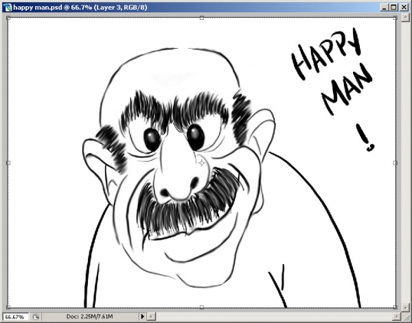 Creation of a Happy Man: Step 1